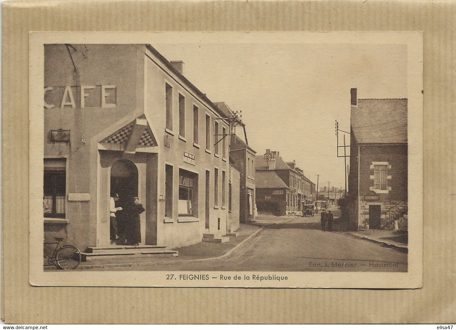 59   FEIGNIES     RUE  DE  LA  REPUBLIQUE - Feignies