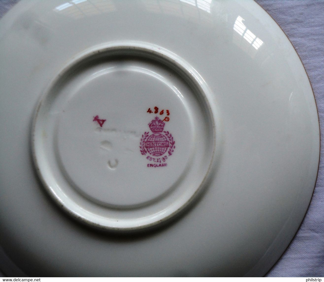 Tazza In Porcellana MINTONS Con Piattino - Inghilterra Inizi XX Secolo - Rif. 32 - FAI LA TUA OFFERTA !! - Sin Clasificación