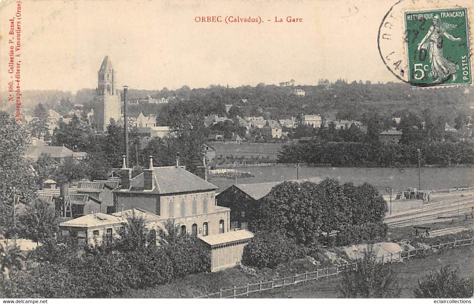Orbec        14        La Gare            (voir Scan) - Orbec