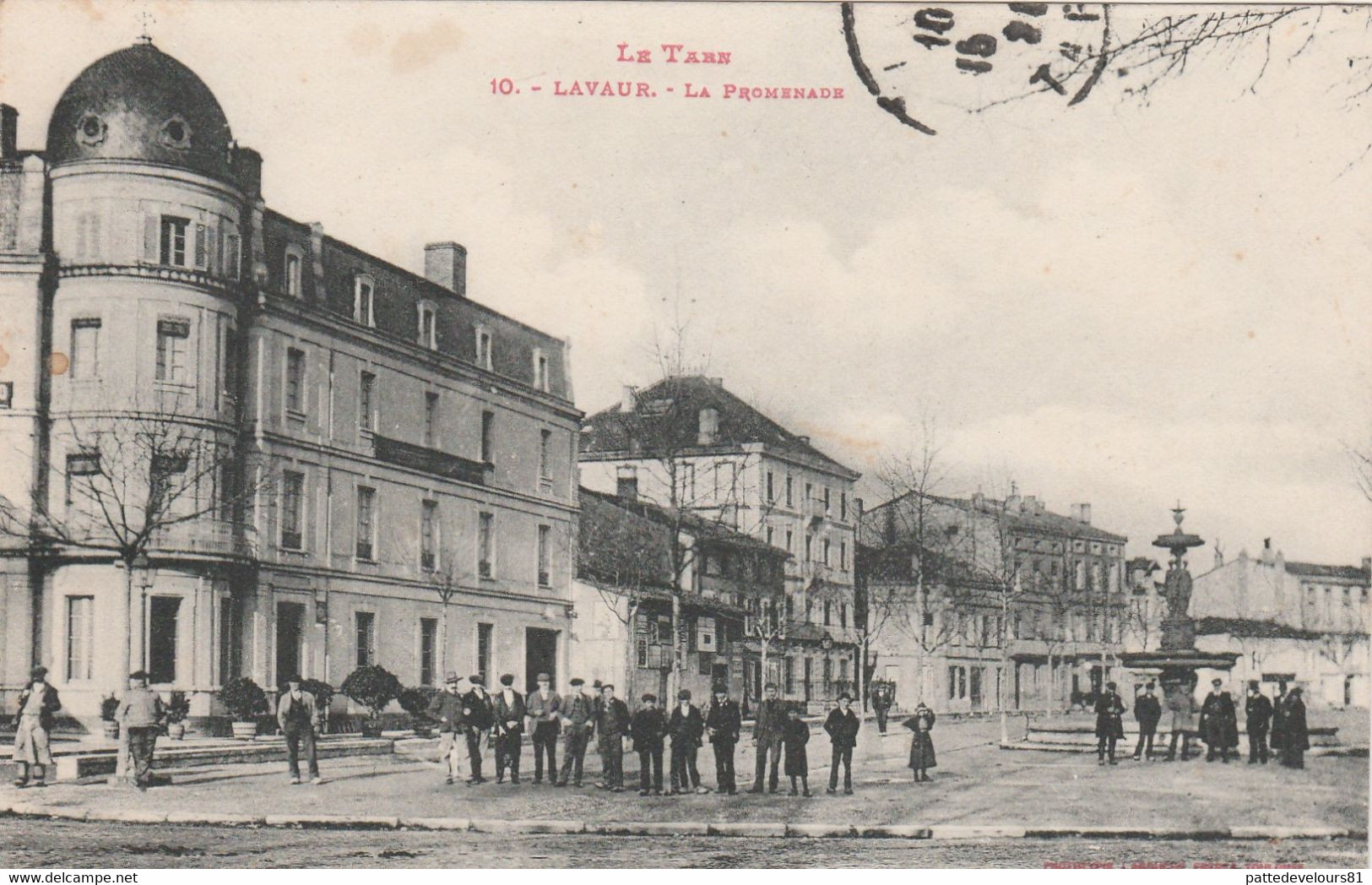 CPA (81) LAVAUR La Promenade Fontaine Des 3 Grâces (installée à Sa Place Initiale) - Lavaur