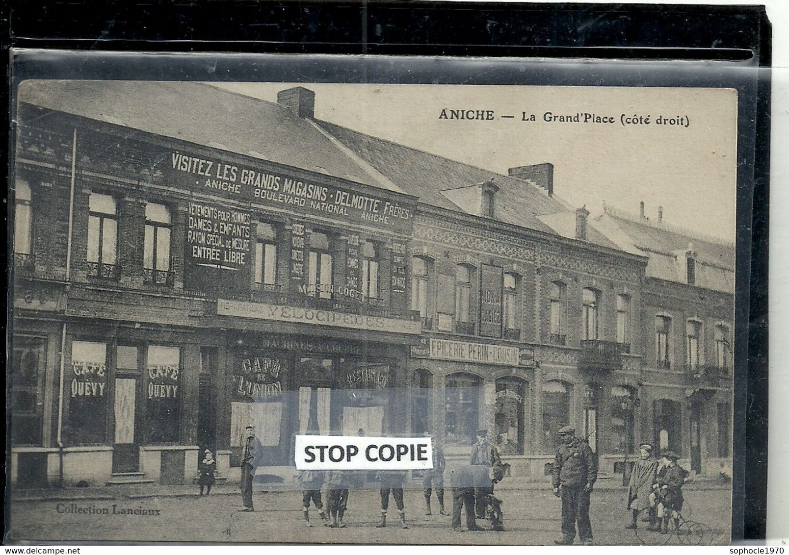 08 - 2022 - GRA180 - NORD - 59 - ANICHE - La Grand Place - Commerces Et Superbe Animation - Aniche