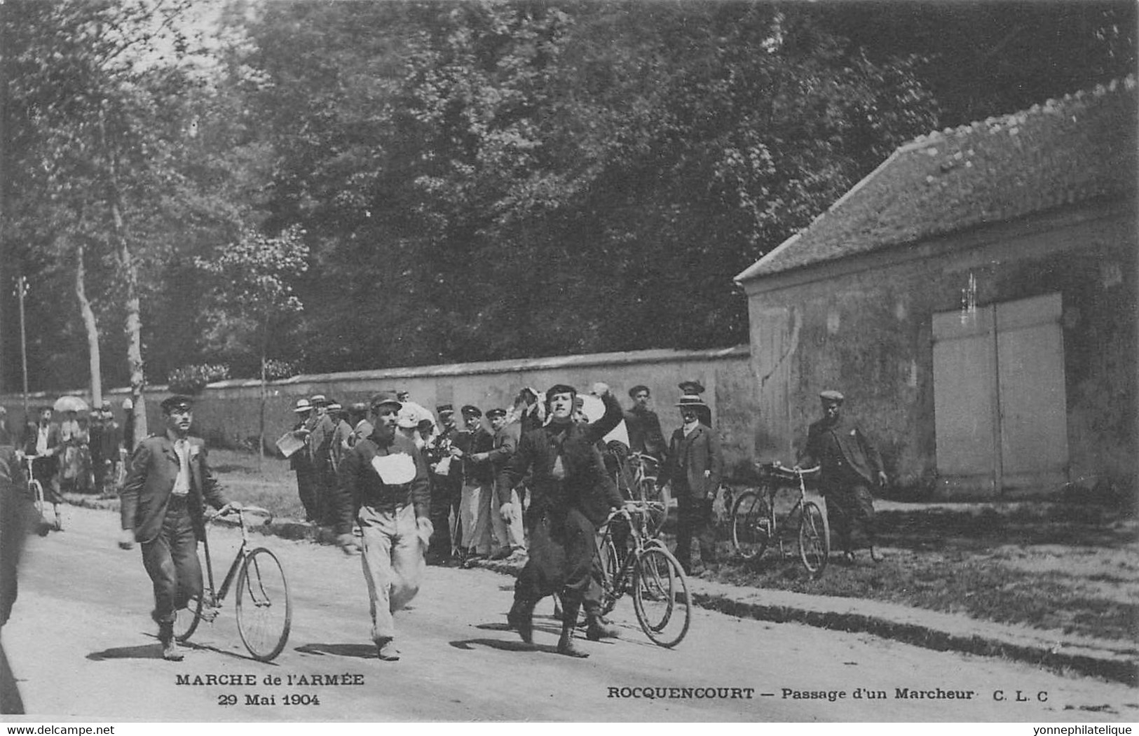 78 - YVELINES - ROCQUENCOURT - Passage D'un Marcheur - Marche De L'Armée 29 Mai 1904 - Superbe - 10872 - Rocquencourt