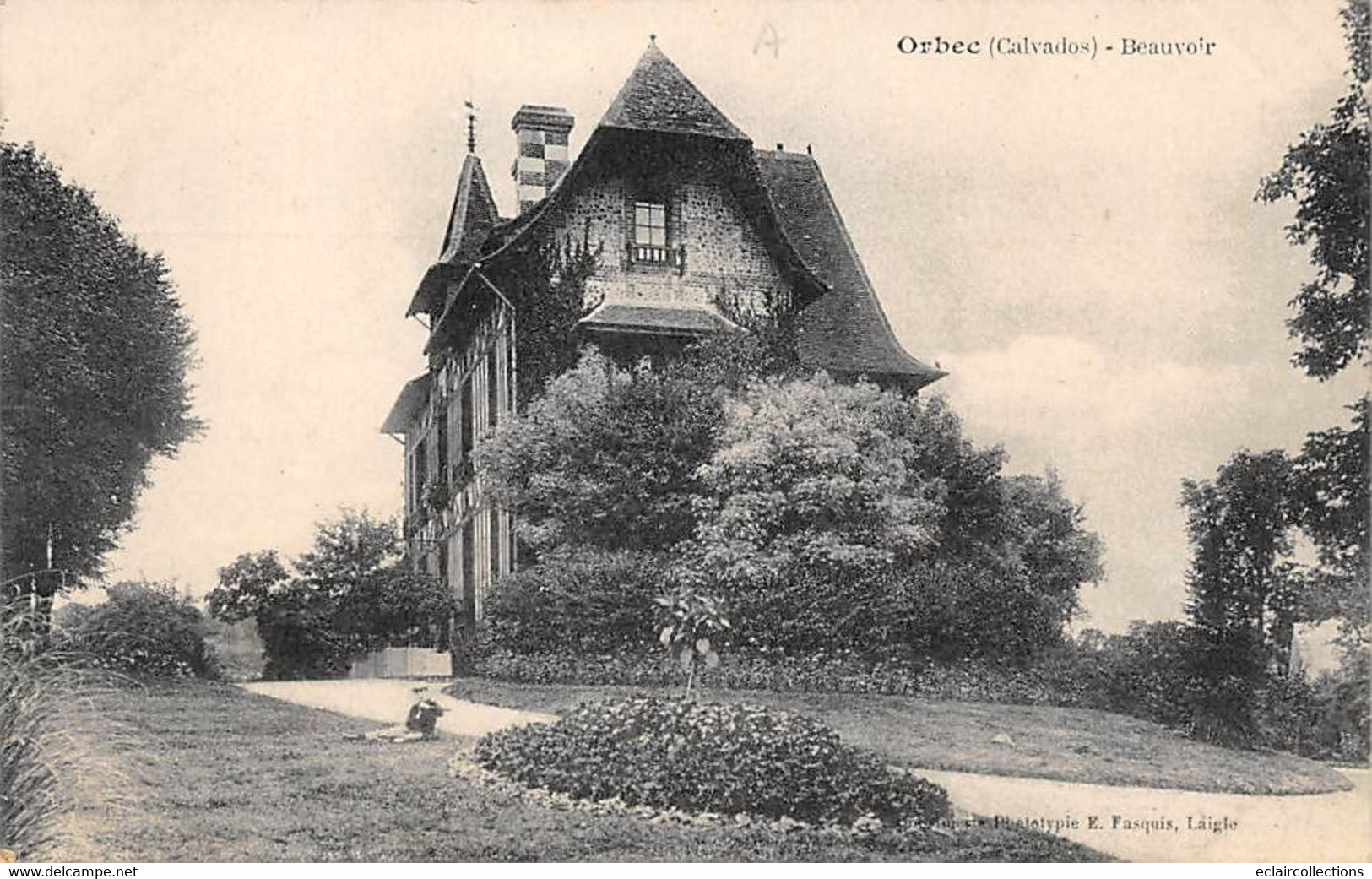 Orbec        14           Villa. Beauvoir                 (voir Scan) - Orbec