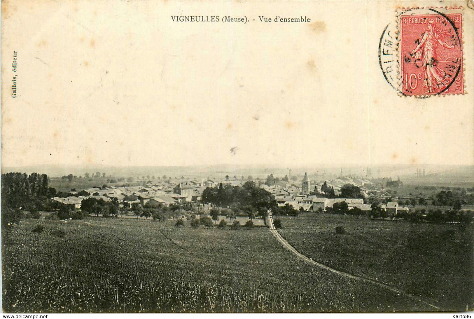 Vigneulles * 1906 * Vue D'ensemble Du Village - Vigneulles Les Hattonchatel