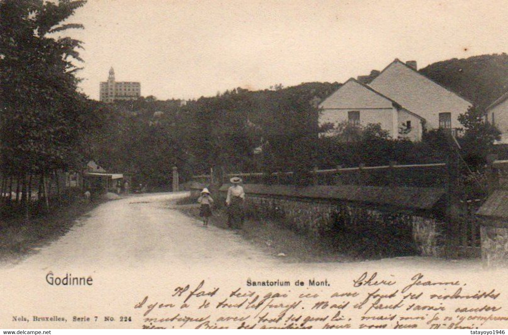 Godinne  Sanatorium De Mont Voyagé En 1904 - Yvoir