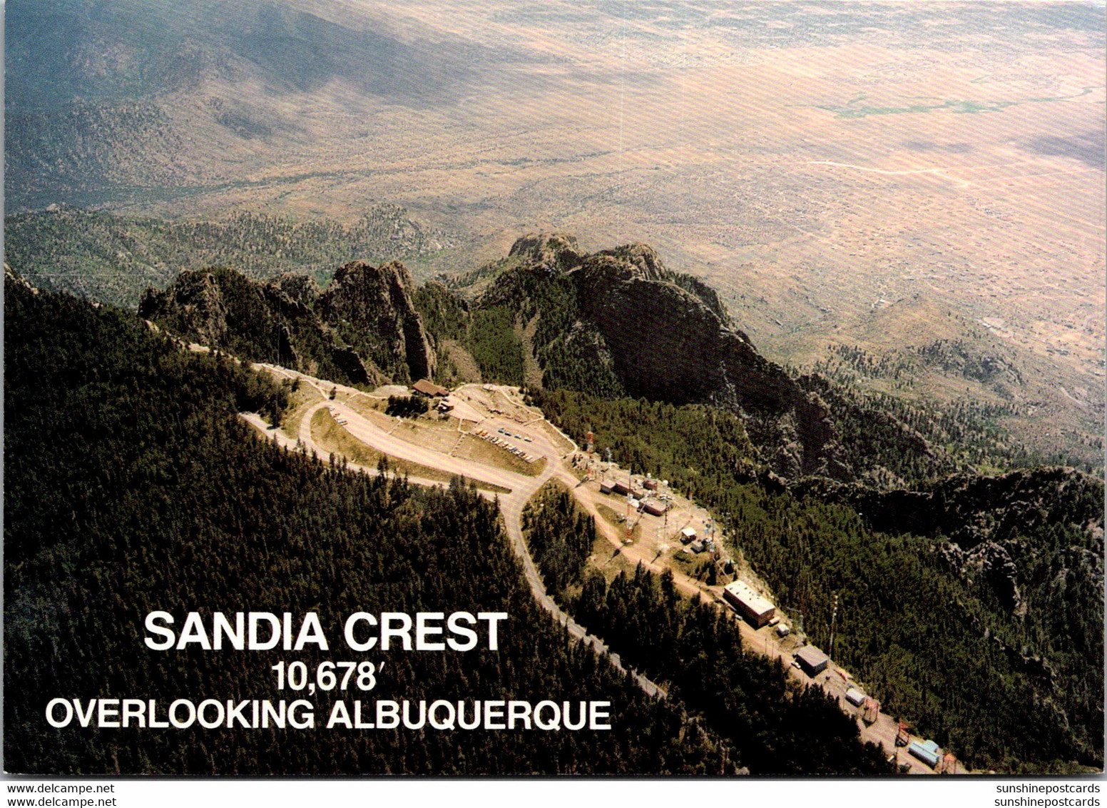 New Mexico Albuquerque Sandia Crest View Overlooking Albuquerque - Albuquerque