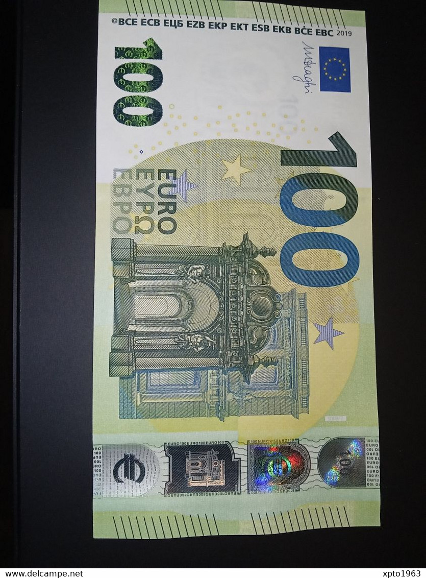 100 Euro ITALY - ITALIA S009 F2 - Serial Number SD6049470404 - UNC NEUF FDS - 100 Euro