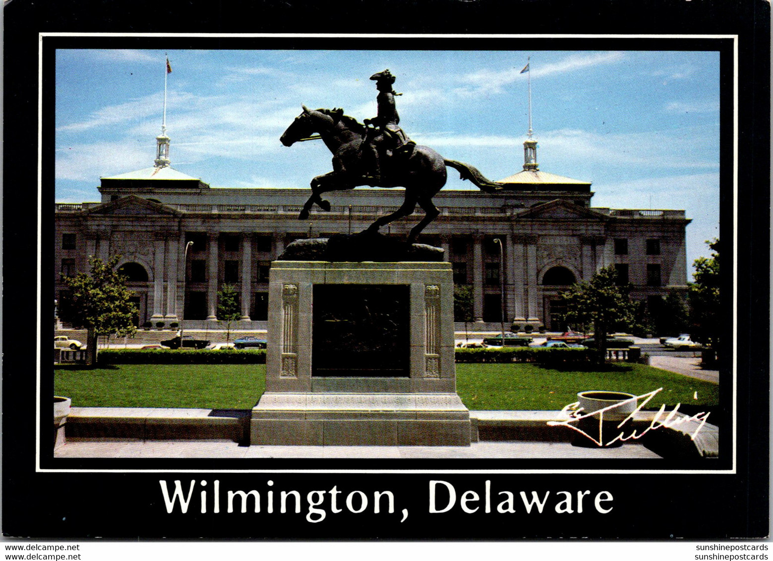 Elaware Wilmington Caesar Rodney Statue & City Hall And Municipal Building - Wilmington