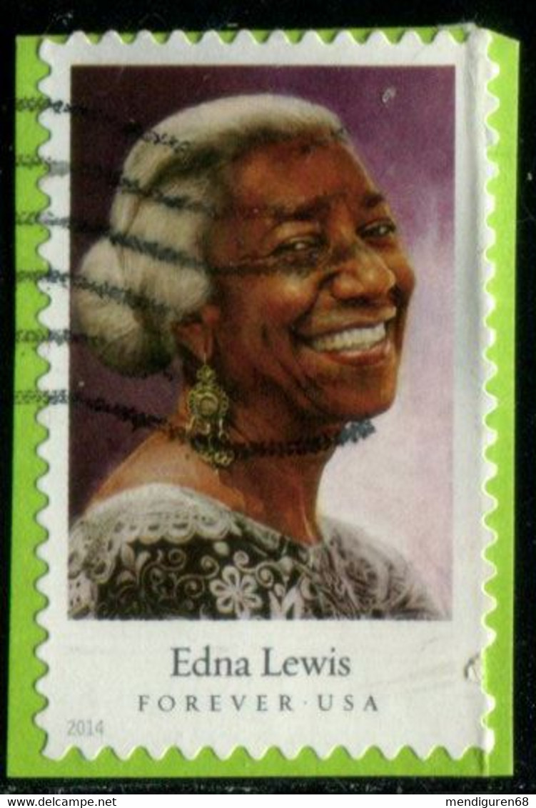 VERINIGTE STAATEN ETATS UNIS USA 2014 CELEBRITY CHEFS: EDNA LEWIS F USED ON PAPER SC 4922 MI  YT  SG 5539 - 2011-...