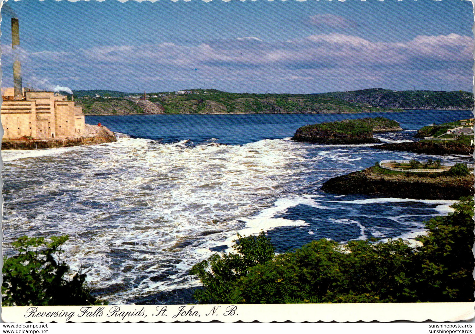 Canada New Brunswick St John Reversing Falls Rapids - St. John