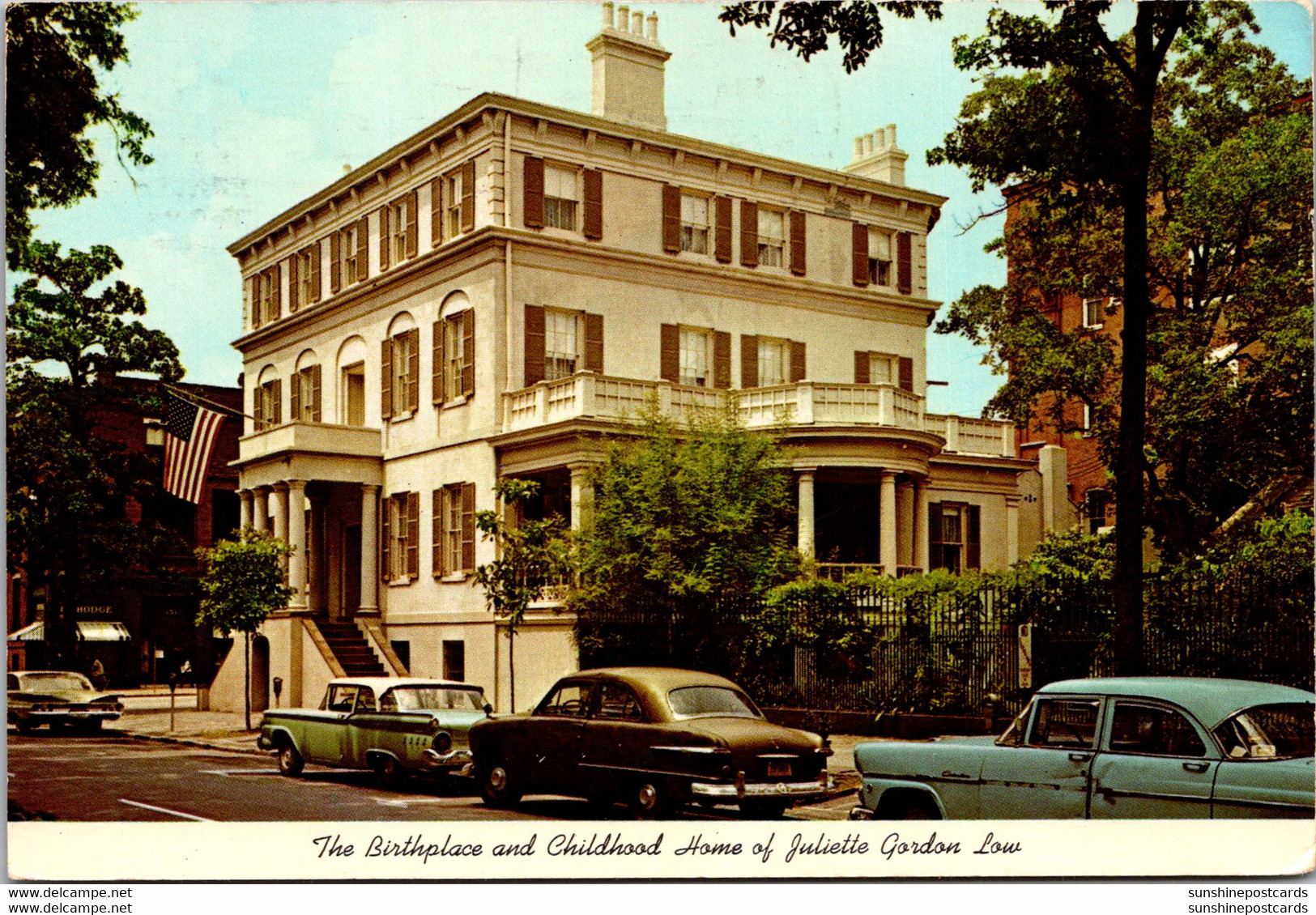 Georgia Savannah Birthplace And Childhood Home Of Juliette Gordon Low Founder Of Girl Scouts 1973 - Savannah