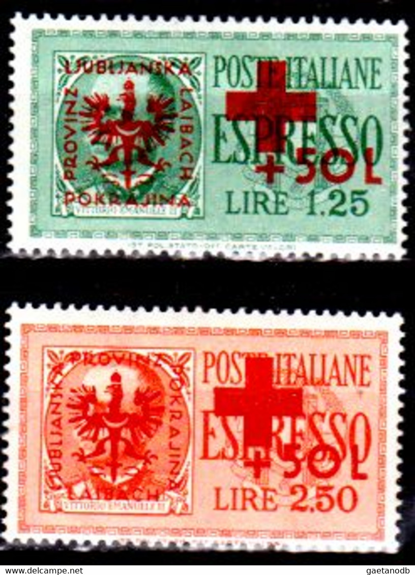 Italia-G 1335 - Occupazione Tedesca - Lubiana 1944 (+) LH - Qualità A Vostro Giudizio. - Duitse Bez.: Ljubljana