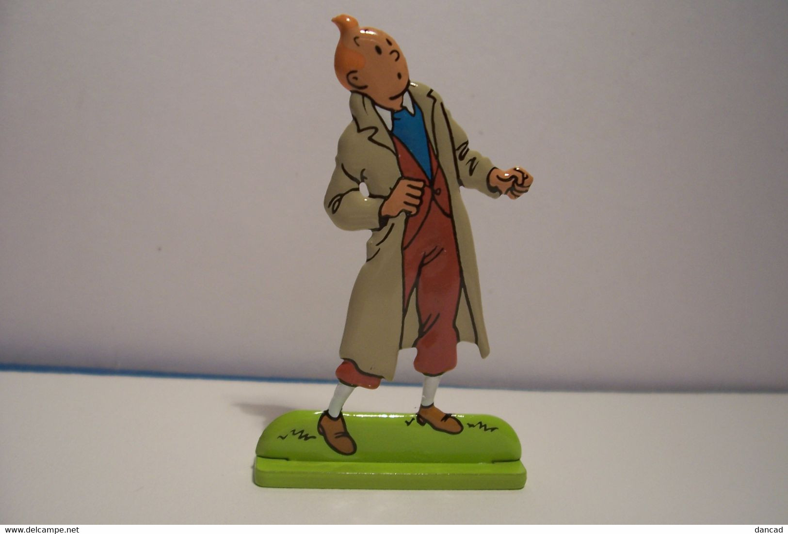 TINTIN  -  Figurine  Hergé  - N°1 - ( Pas De Reflet Sur L'original ) - Kuifje