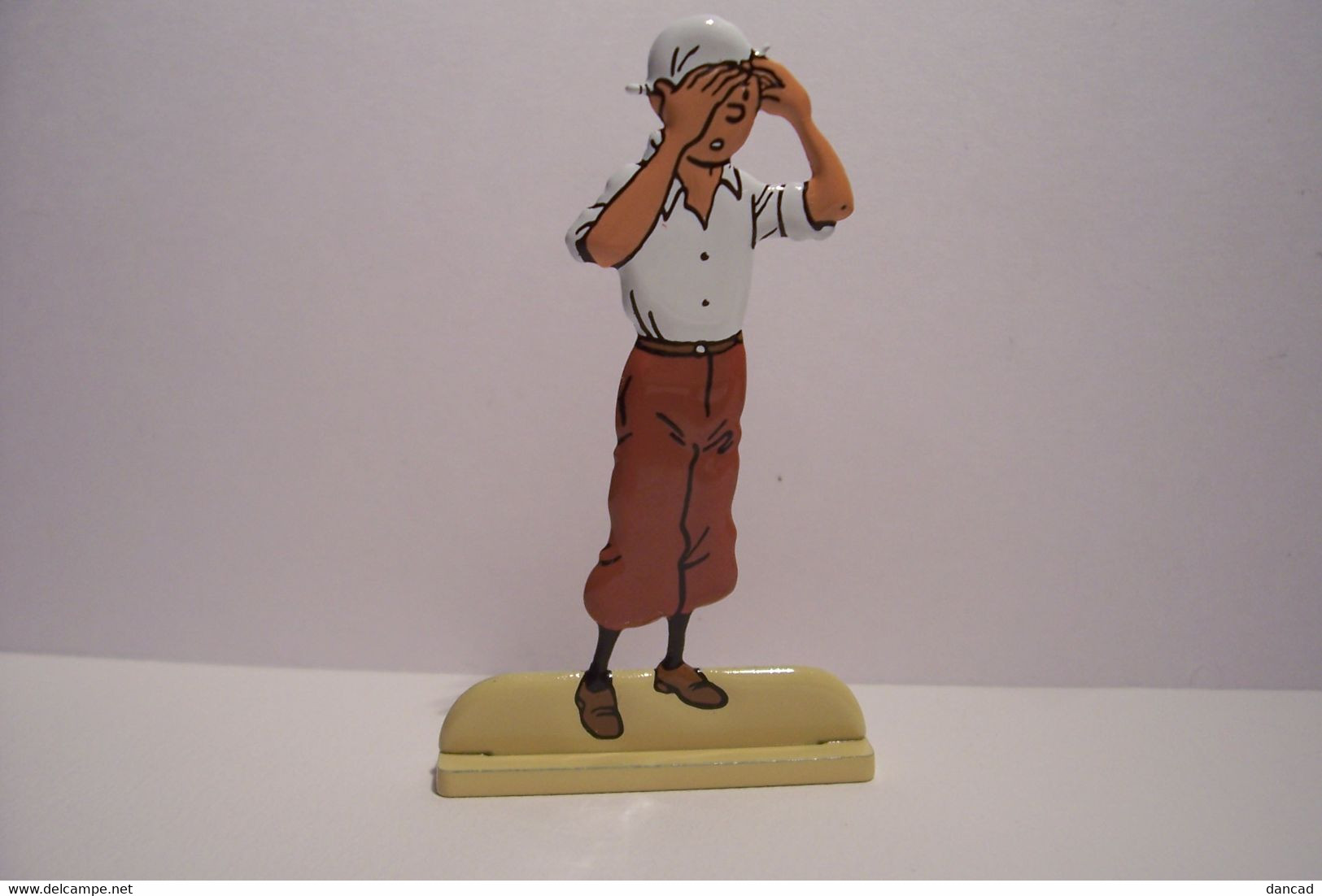 TINTIN  -  Figurine  Hergé  - N°3 - ( Pas De Reflet Sur L'original ) - Tintin