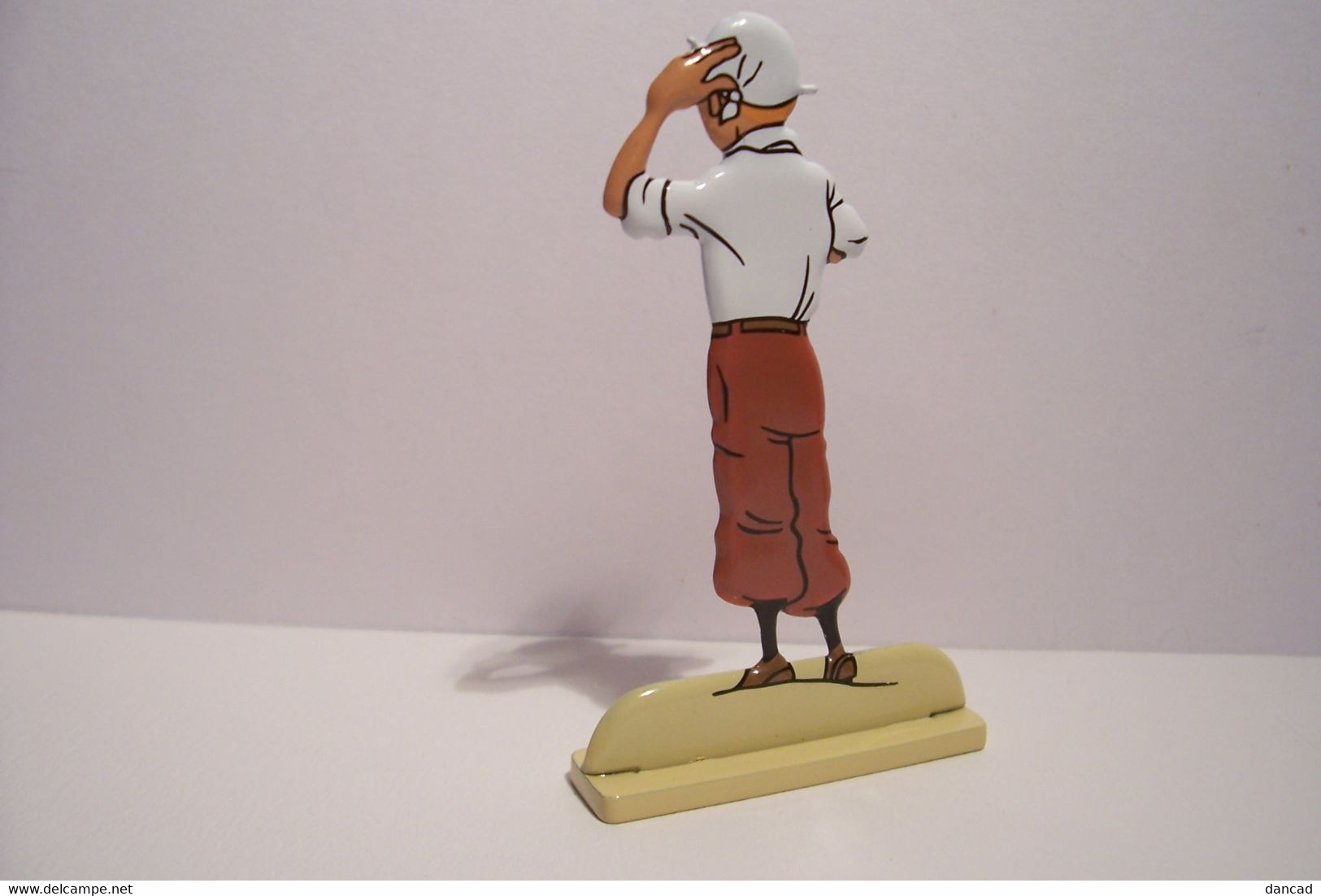 TINTIN  -  Figurine  Hergé  - N°3 - ( Pas De Reflet Sur L'original ) - Tim & Struppi