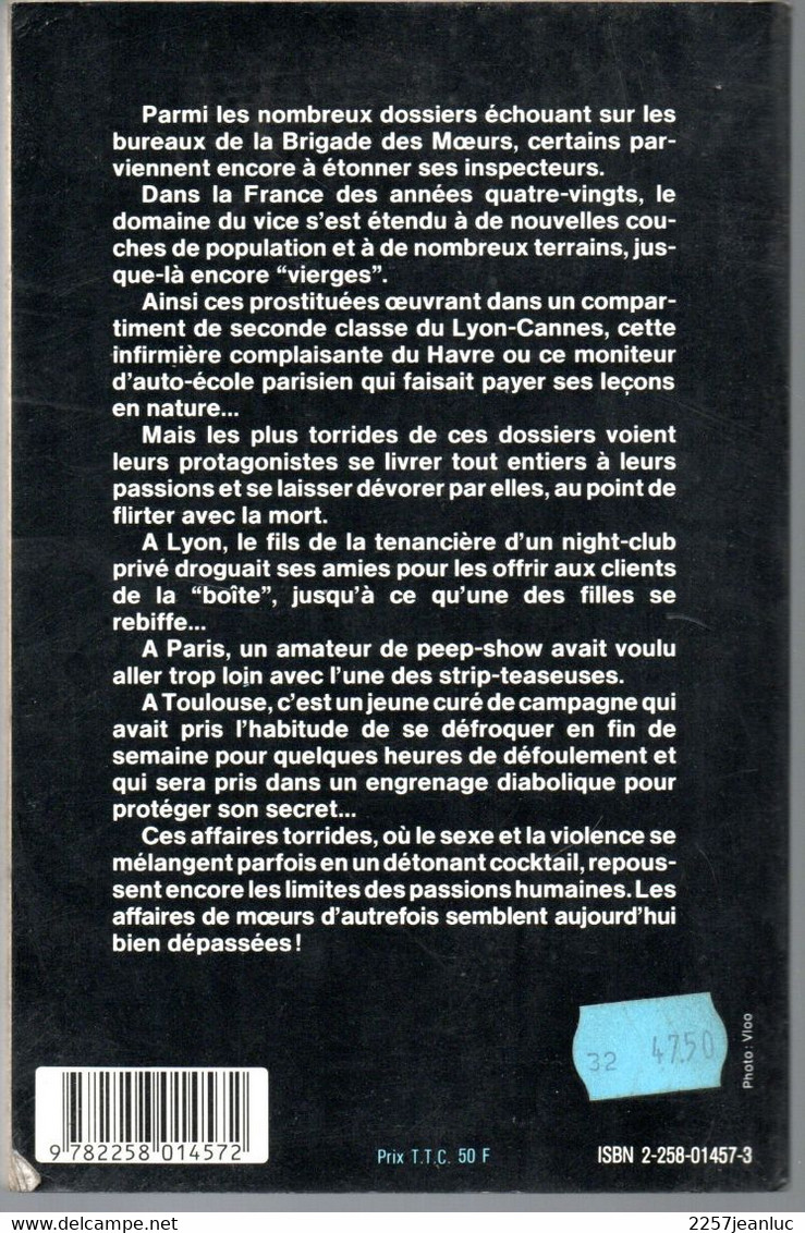 Pierre Lucas  * Les Dossiers Toride Des Moeurs  * Editions Presses De La Cité  De 1984 - Presses De La Cité