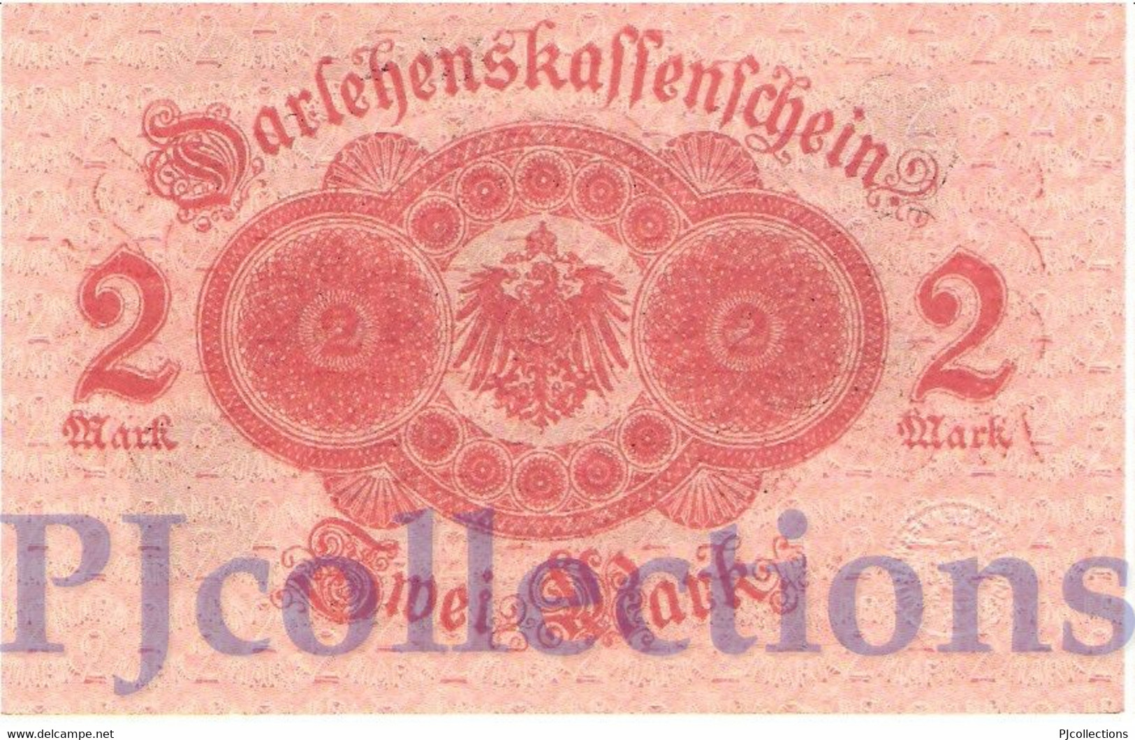 GERMANY 2 MARK 1914 PICK 55 UNC - Other & Unclassified