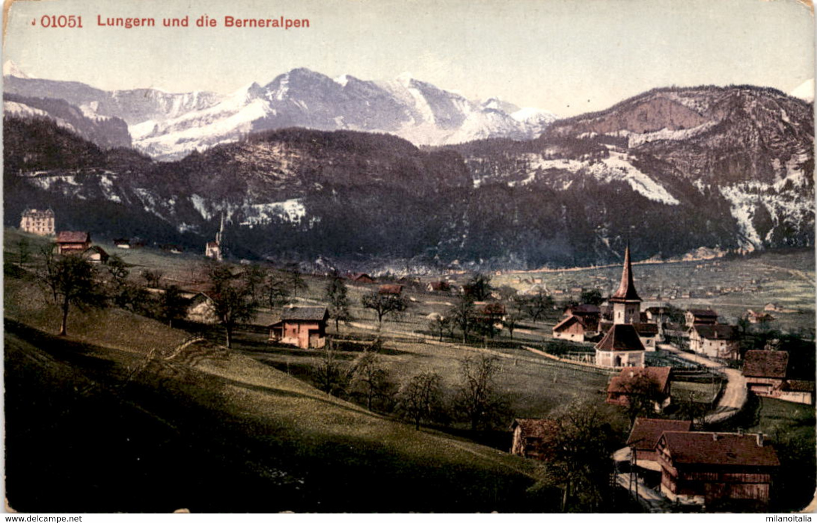 Lungern Und Die Berneralpen (01051) - Lungern