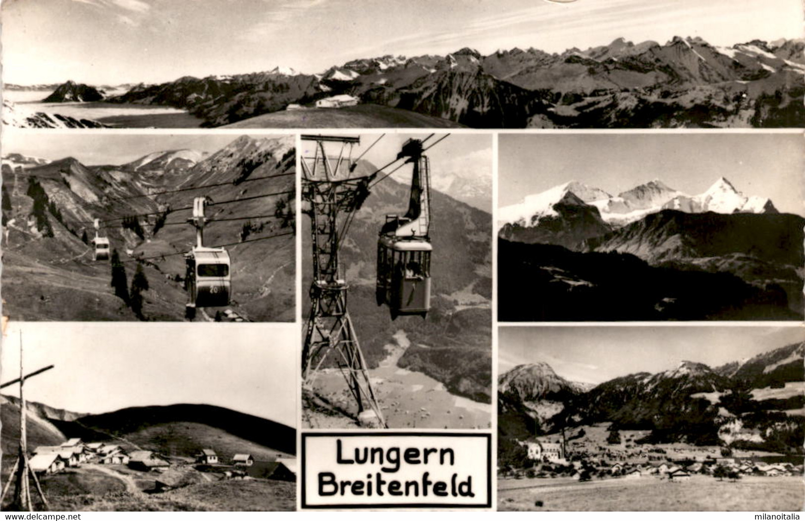 Lungern Breitenfeld - 6 Bilder * 7. 8. 1961 - Lungern