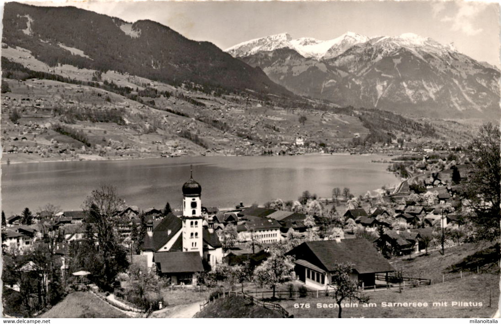 Sachseln Am Sarnersee Mit Pilatus (676) * 30. 6. 1952 - Sachseln