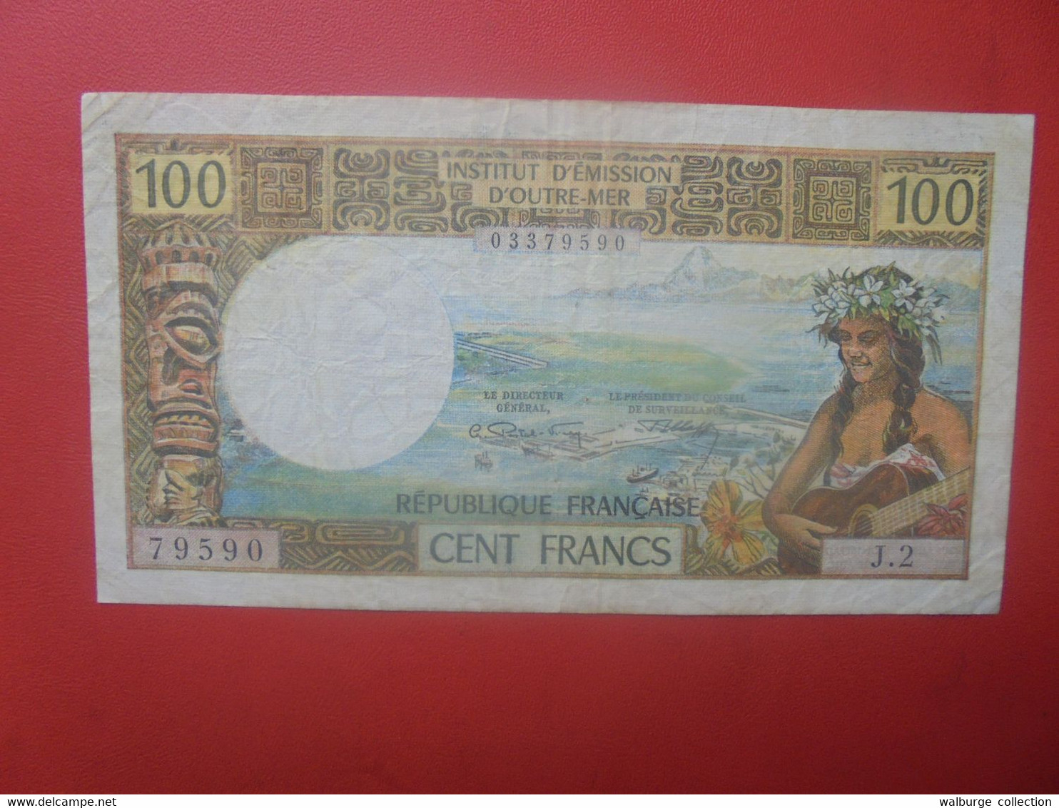 NOUMEA 100 FRANCS 1971 Signature N°1 Circuler (L.7) - Nouméa (Nieuw-Caledonië 1873-1985)