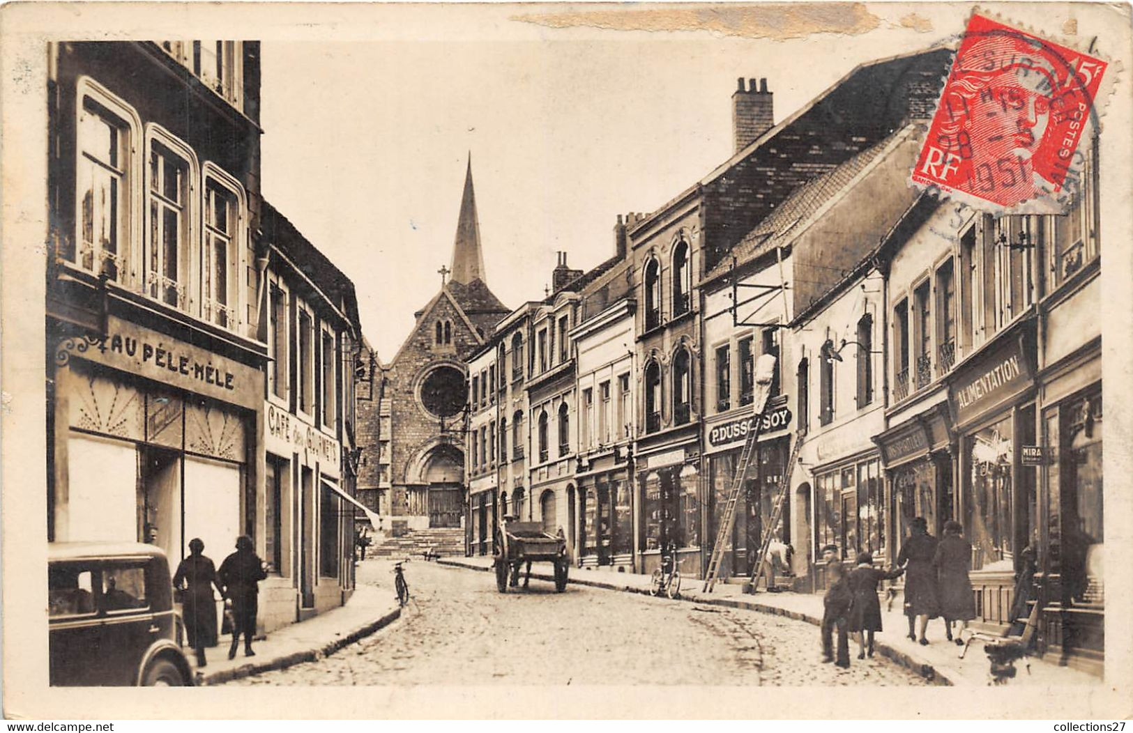 62-DESVRES-RUE DE  L'EGLISE - Desvres