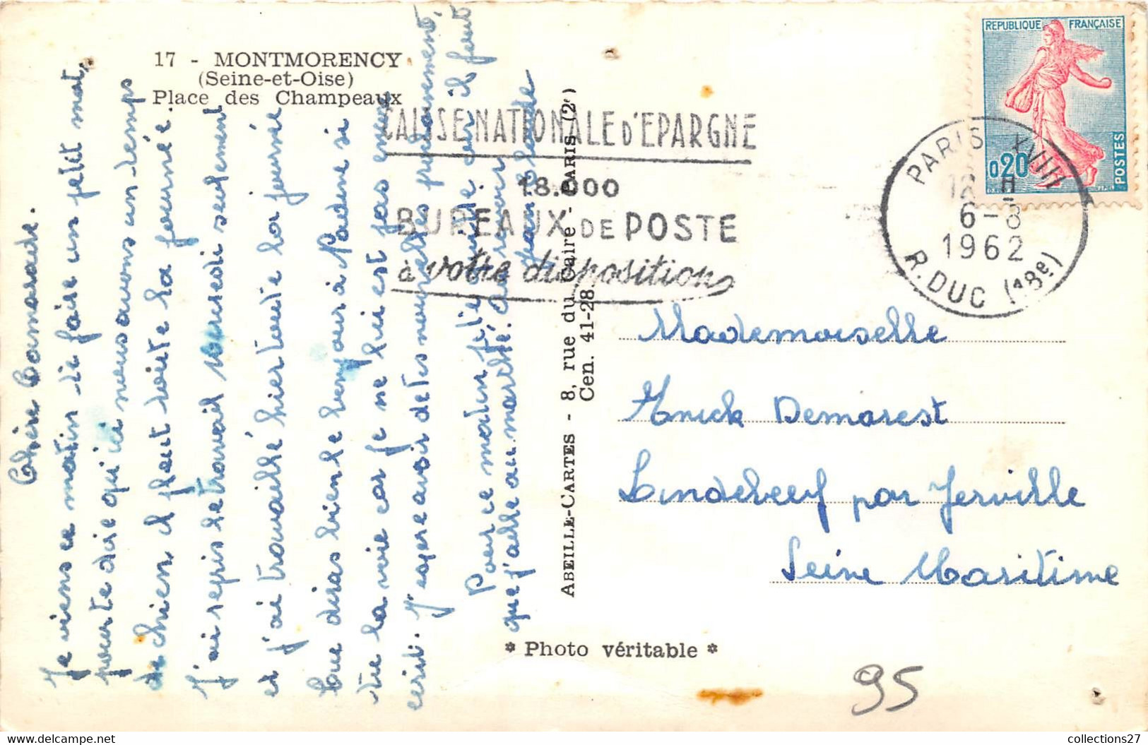 95-MONTMORENCY- PLACE DES CHAMPEAUX - Montmorency