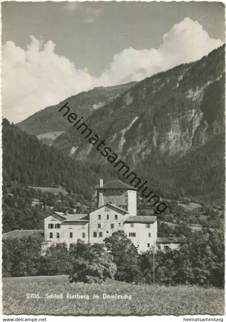 Schloss Rietberg Im Domleschg - Foto-AK Grossformat - Verlag Rud. Suter Oberrieden - Domleschg