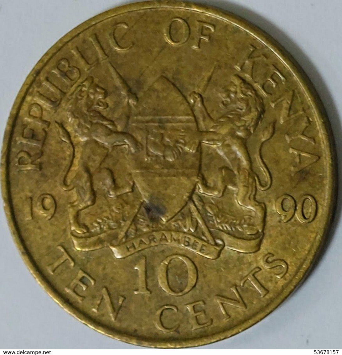 Kenya - 10 Cents 1990, KM# 18 (#1318) - Kenya