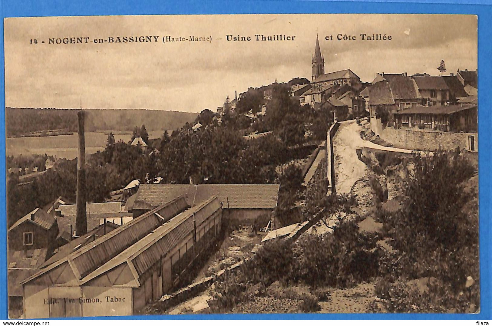 52 - Haute Marne - Nogent-en-Bassigny - Usine Thuillier Et Cote Taille (N9298) - Nogent-en-Bassigny