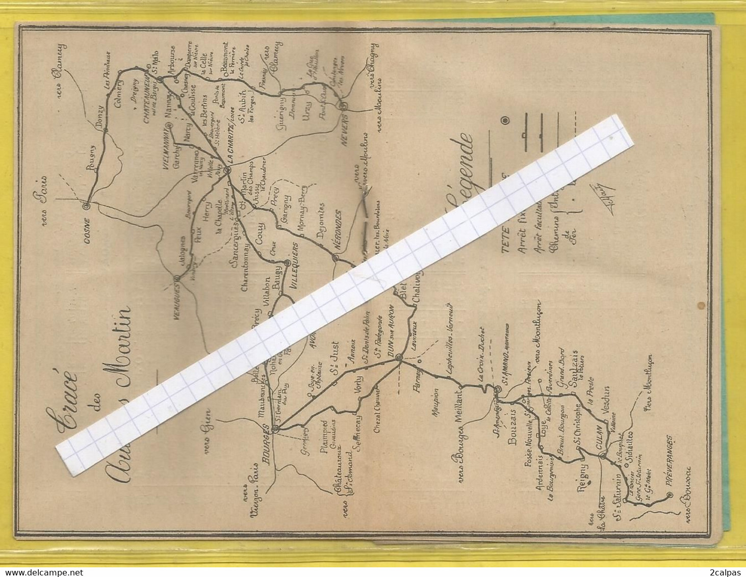 INDICATEUR HORAIRE DES TRANSPORTS AUTOMOBILES MARTIN NIEVRE CHER 1928 - charité sur loire ,