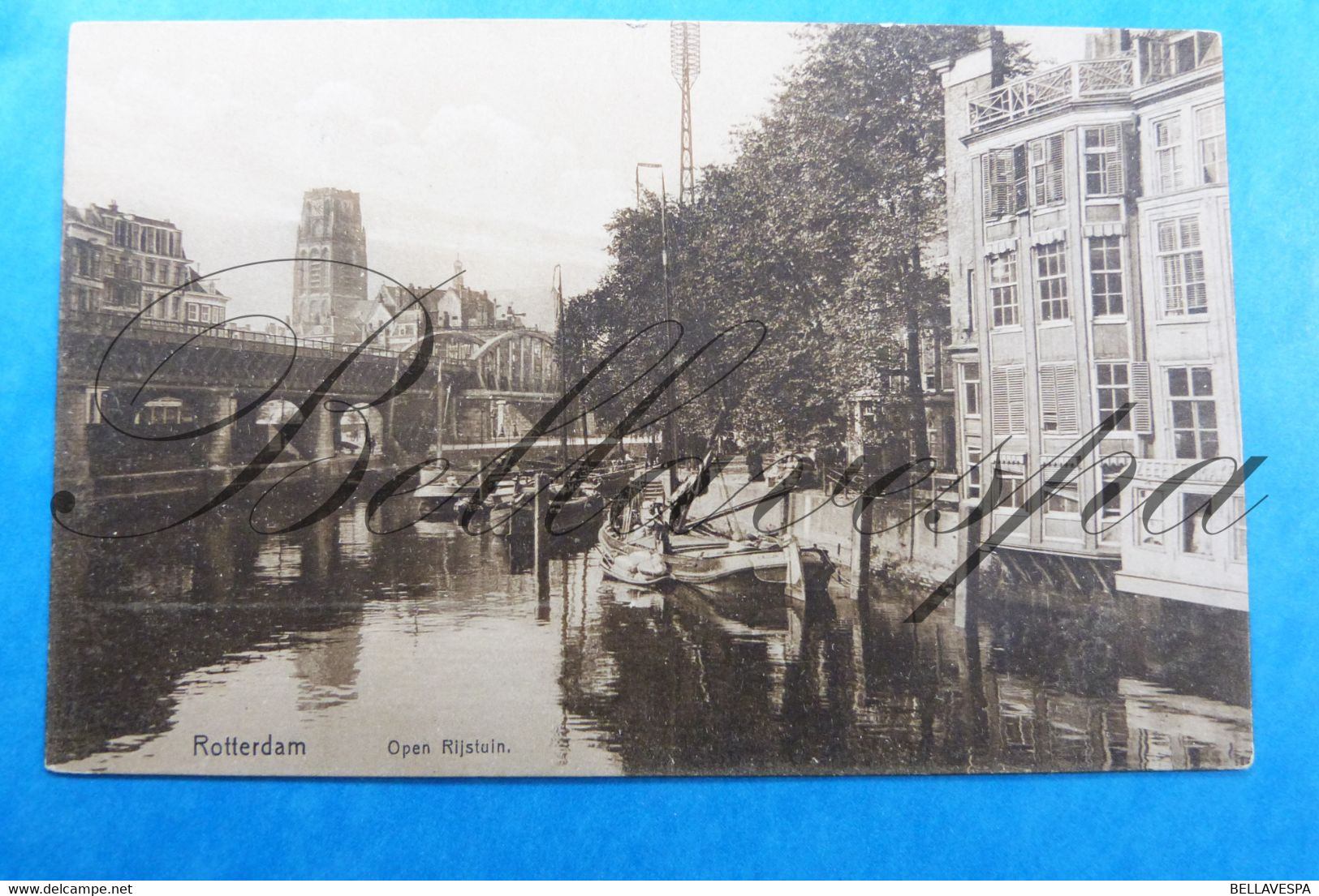 Rotterdam Open Rijstuin. Binnenvaart Kanaal Canal Peniche - Comercio