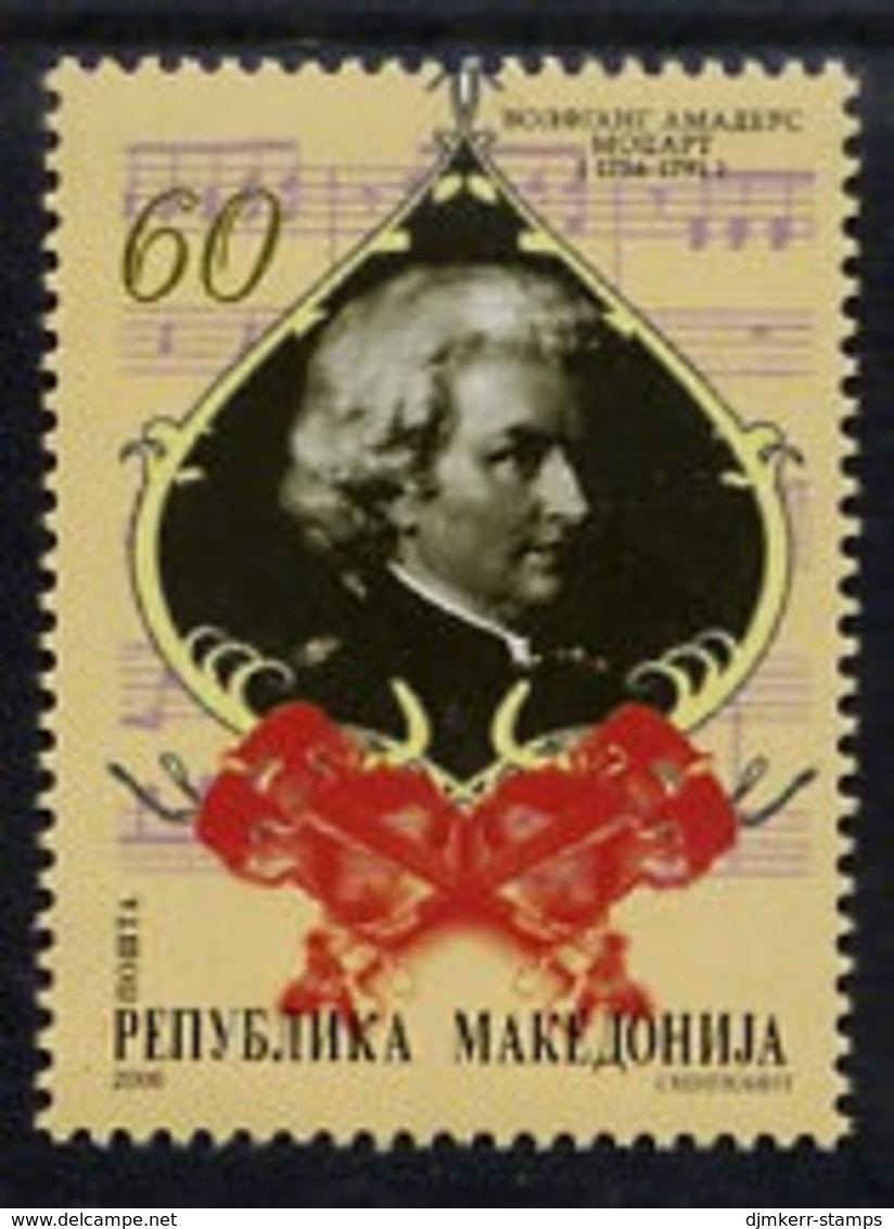 MACEDONIA 2006 Mozart Birth Anniversary  MNH / **..  Michel  387 - Macedonia Del Norte