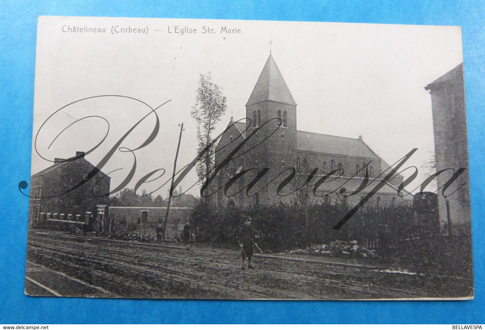 Châtelineau Corbeau Eglise Ste Marie Kerk-1909 - Châtelet