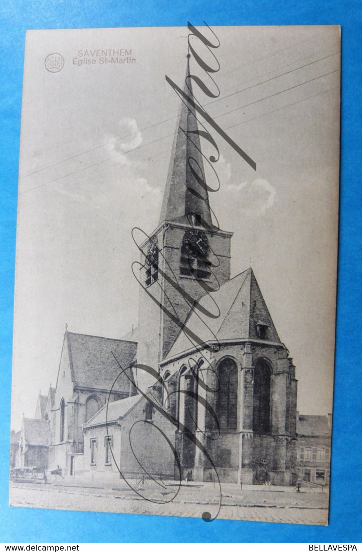 Zaventem.Kerk Eglise St.Martin. Uitg. Van Besien Brux. - Zaventem