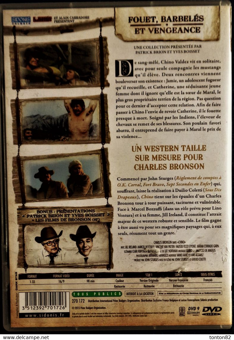 CHINO - Charles Bronson - Marcel Bozulffi - Jill Ireland . - Western / Cowboy