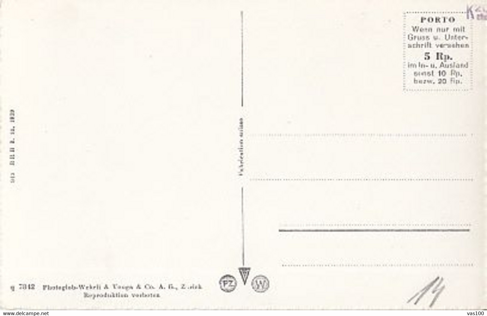 CPA WETZIKON- PARTIAL TOWN PANORAMA - Wetzikon