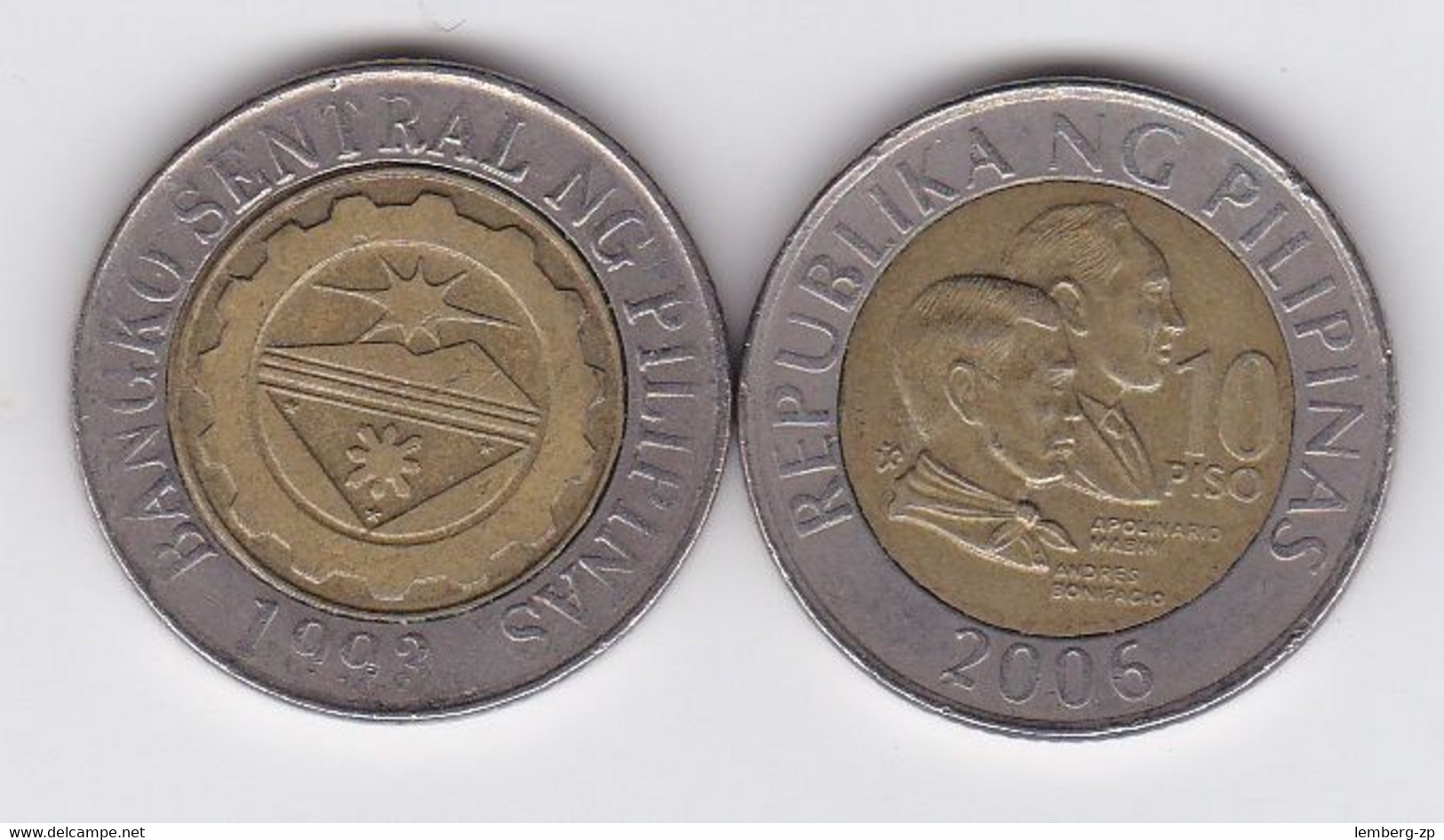 Philippines - 10 Piso 2006 VF Lemberg-Zp - Philippines