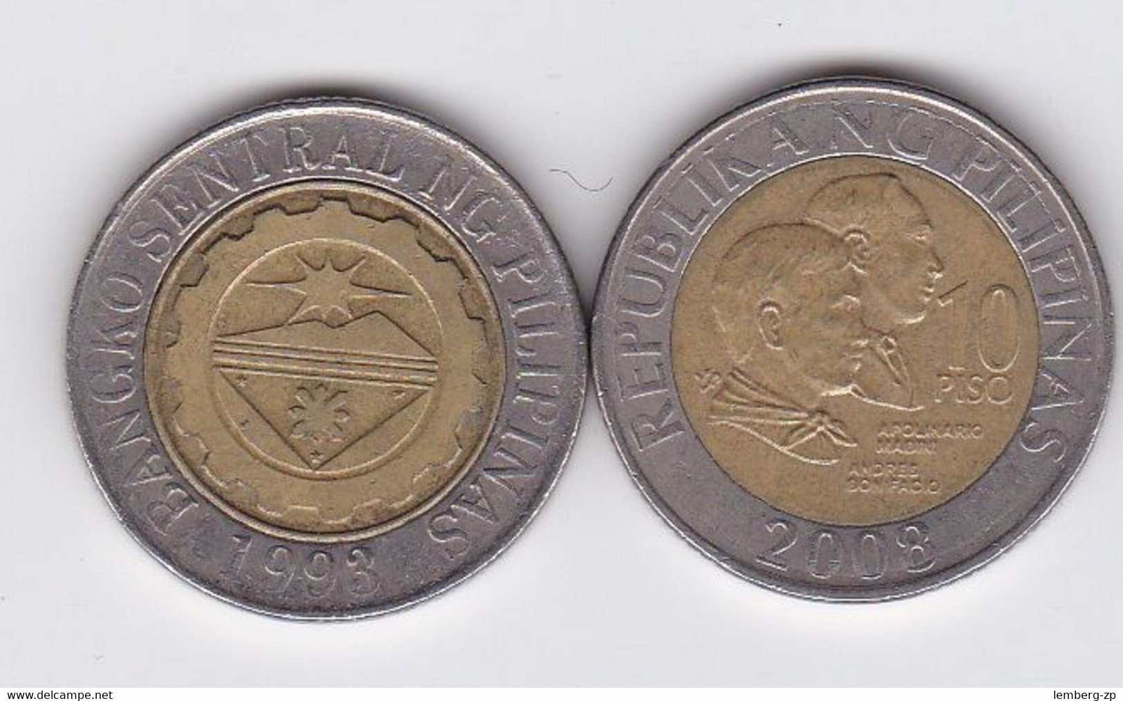 Philippines - 10 Piso 2008 VF Lemberg-Zp - Philippinen