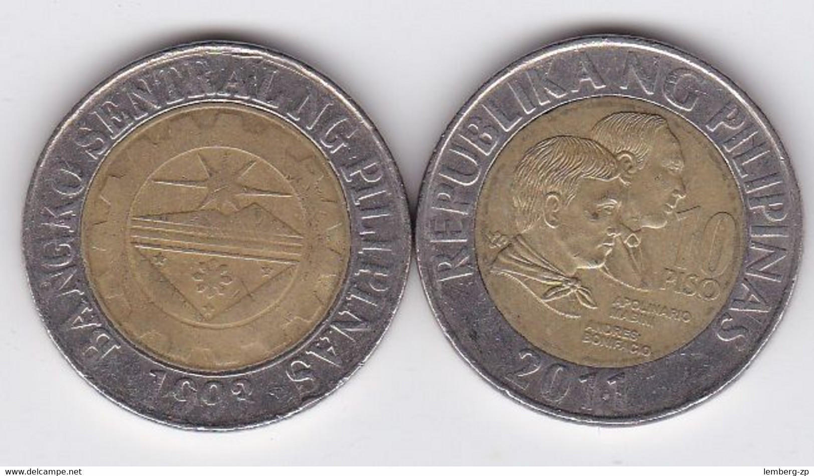 Philippines - 5 Pcs X 10 Piso 2011 VF Lemberg-Zp - Philippines