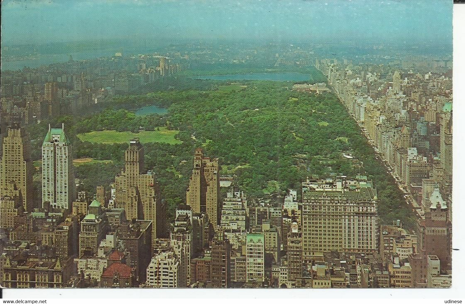 U.S.A..-  CENTRAL PARK AS SEEN FROM THE RCA OBSERVATORY  - TRAVELED IN 1968 - Central Park