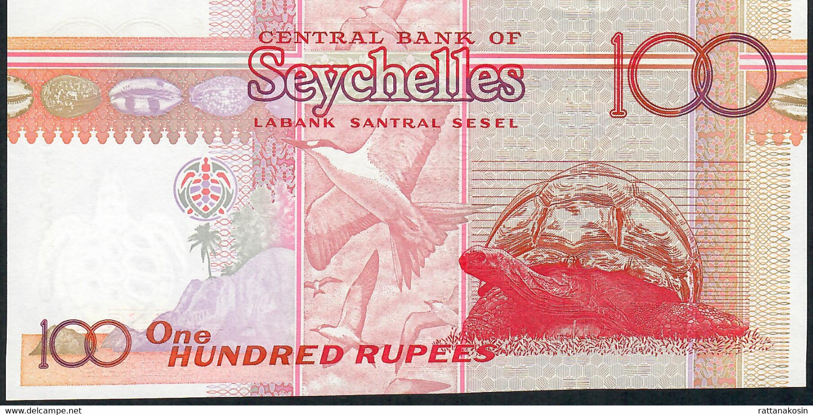 SEYCHELLES P40a 100 RUPEES 2001 #AE    UNC. - Seychellen