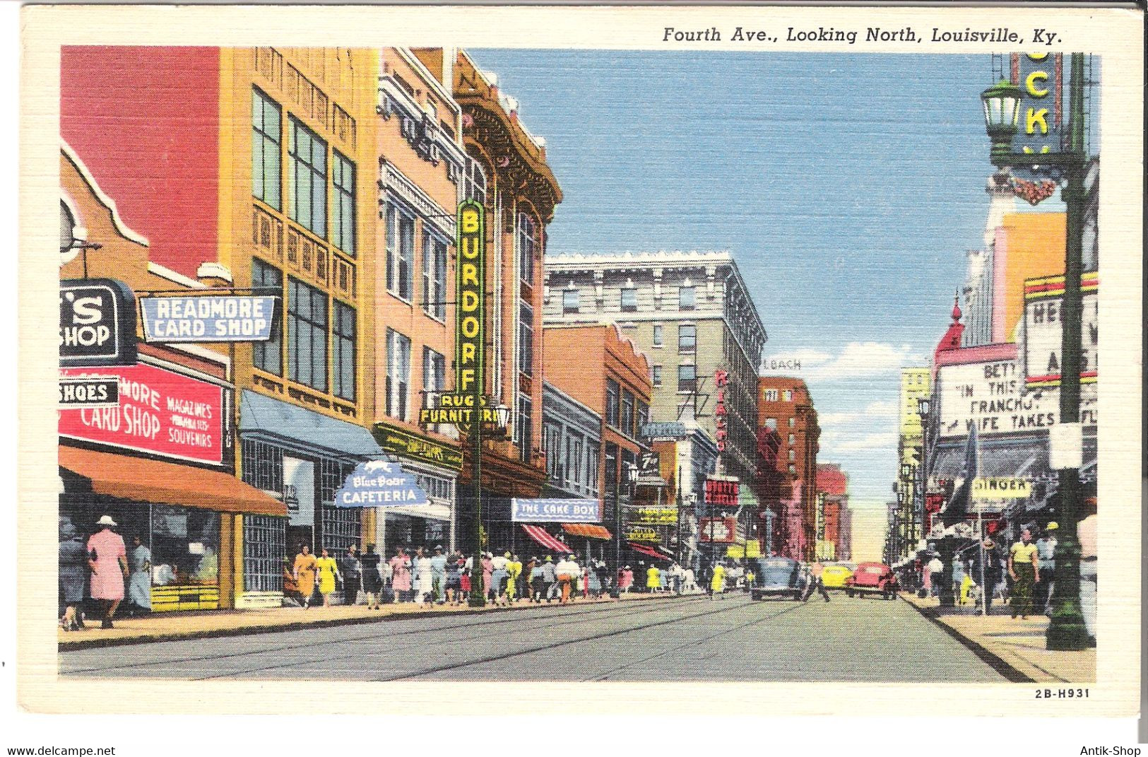 Louisville - Fourth Ave. - Looking North  Von 1950 (5913) - Louisville