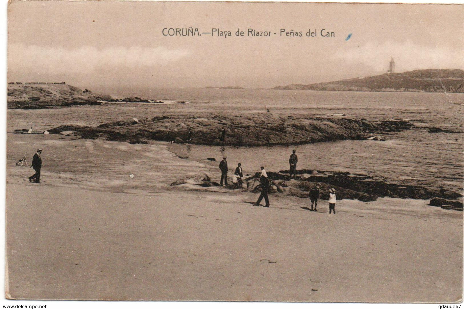 LA CORUNA - PLAYA DE RIAZOR - PENAS DEL CAN - La Coruña