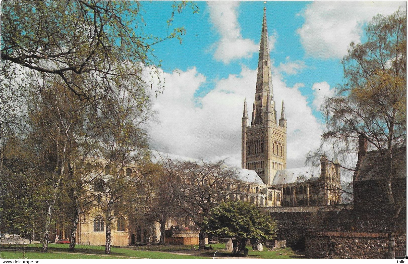 NORWICH - Cathedral From The Upper Close - Norwich