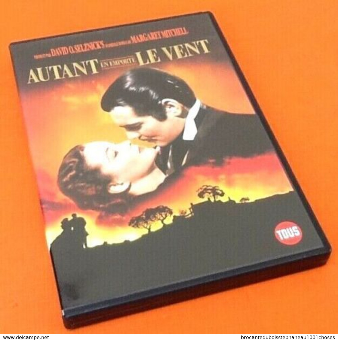 DVD Autant En Emporte Le Vent (1939) Avec Clark Gable, Vivien Leigh... - Lovestorys