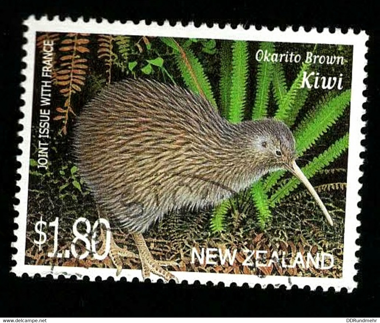 2000 Okarito Brown Kiwi Michel NZ 1879 Stamp Number NZ 1694 Yvert Et Tellier NZ 1798 - Gebraucht