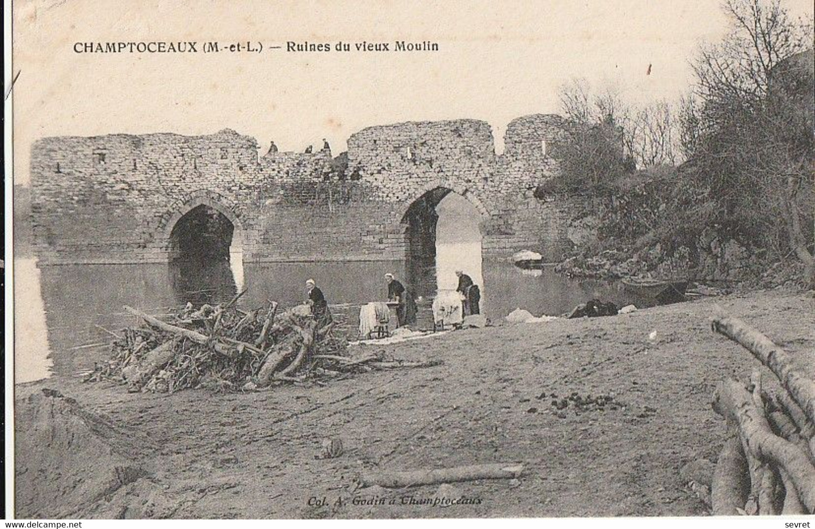 CHAMPTOCEAUX. - Ruines Du Vieux Moulin - Champtoceaux