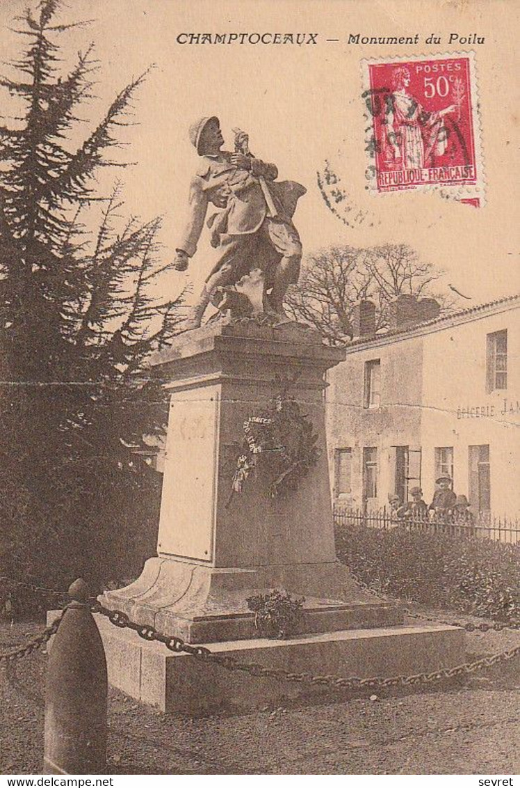 CHAMPTOCEAUX. - Monument Du Poilu - Champtoceaux