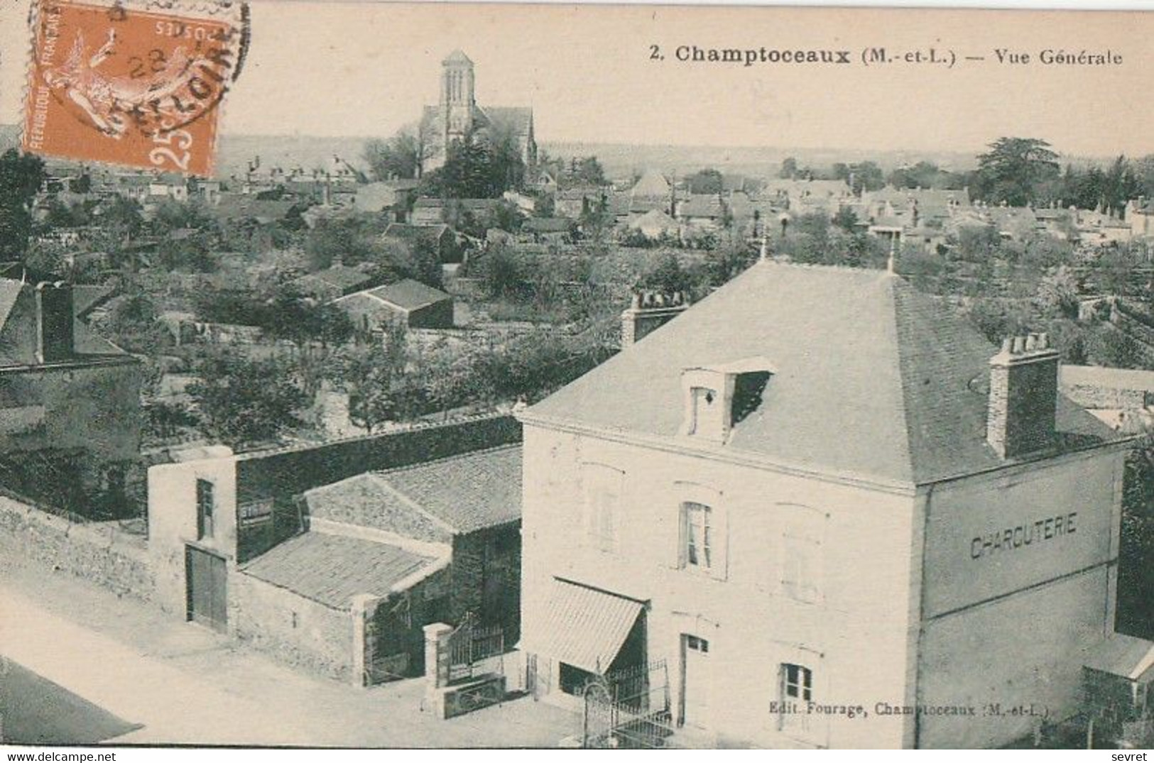 CHAMPTOCEAUX. - Vue Générale - Champtoceaux